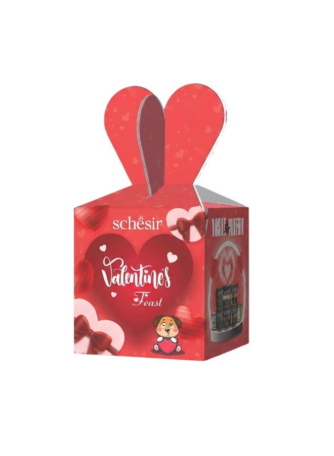 Schesir Taste The World Valentine Feast'26 Gift Pack for Dogs - Image 1